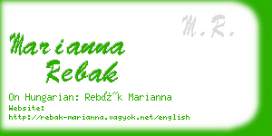 marianna rebak business card